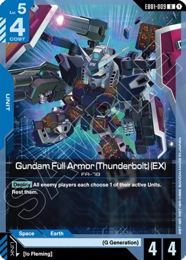 Gundam Full Armor (Thunderbolt) (EX) art 1
