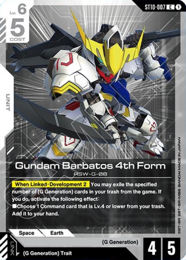 Gundam Barbatos 4th Form art 1